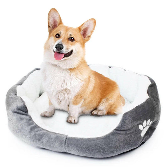 Dog Bed for Small Dogs, Cozy Calming Pet Bed for Dogs Cats, Anti-Anxiety, Non-Slip and Machine Washable, Perfect for Home, Indoor/Outdoor Use