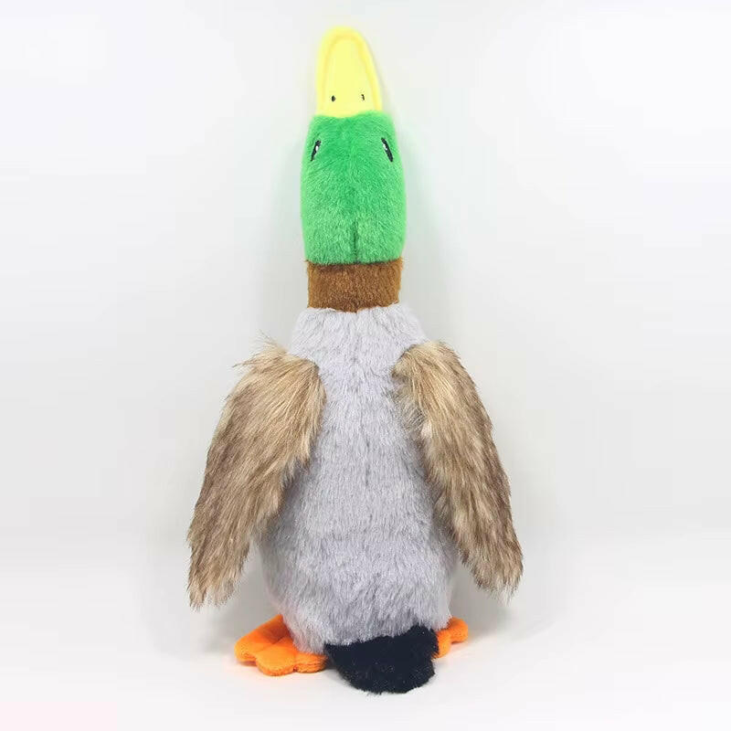 Dog Chew Toys Cute Plush Duck Sound Toy Stuffed Squeaky Animal Squeak Dog Toy Cleaning Tooth Dog Chew Rope Toys Dog Supplies