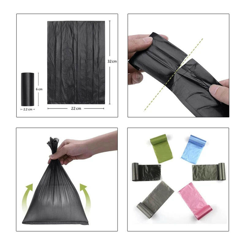 Poop Bags Dog Excrement Bags 150/300/600/900/1200 Bag Good Brand Bags Poop Multicolor Dogs Bag Pet Dog Supplies Pet Supplies