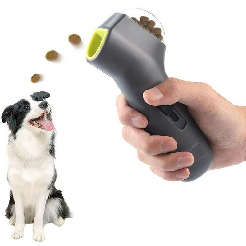 Dog Interactive Treat Dispenser, Dog Food Catapult Dog Snack Shooter Dog Food Feeder, Dog Food Dispenser Toy, Interactive Dogs Toy, Have Fun with Your Pet Pets