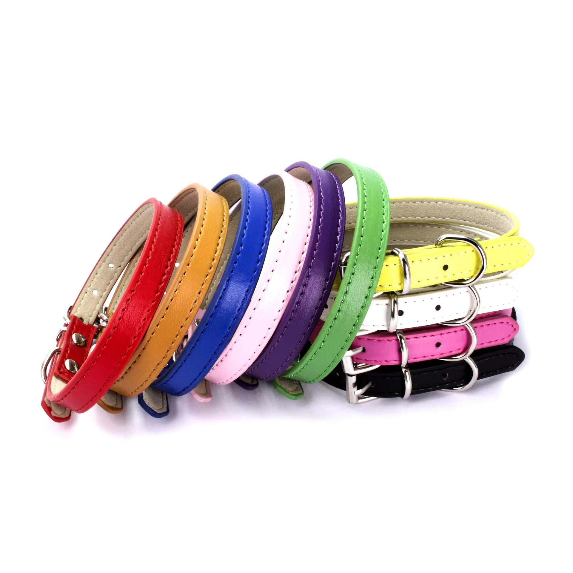 Pet Supplies Dog Collar Alloy Buckle Dog Chain Cat Necklace Size Adjustable for Small and Medium-Sized Dog Collars Dog Supplies