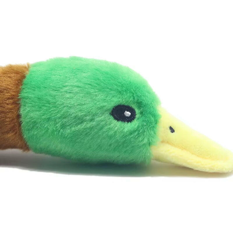 Dog Chew Toys Cute Plush Duck Sound Toy Stuffed Squeaky Animal Squeak Dog Toy Cleaning Tooth Dog Chew Rope Toys Dog Supplies