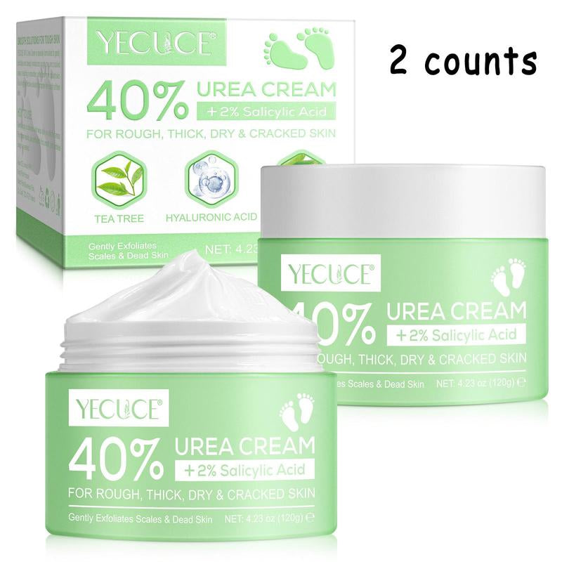 Urea Cream, Moisturizing Foot & Skin Cream for Rough, Thick, Dry & Cracked Skin, Hydrating Skin Care Product for Men & Women, Christmas Gift